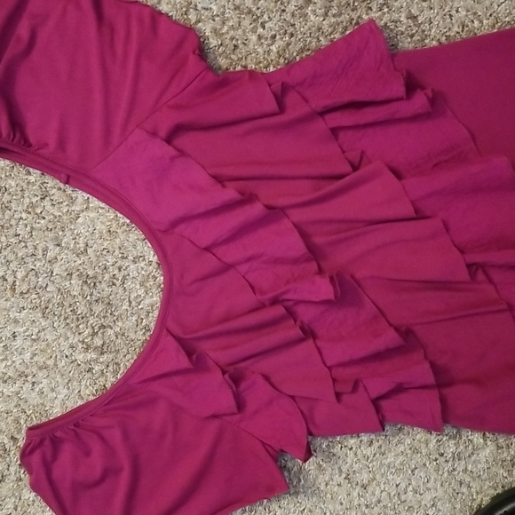 Pink Ruffled Top - Picture 2 of 8